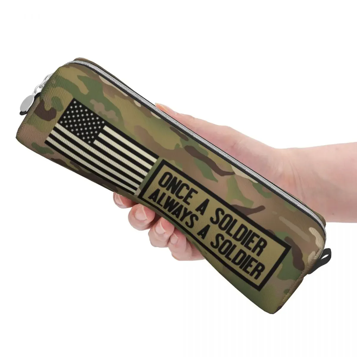 Камуфляжный пенал Once A Soldier для девочек и мальчиков камуфляжный чехол ручек