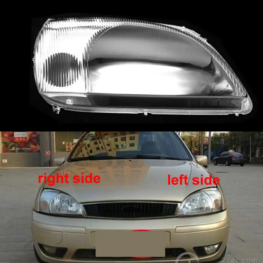 

Автомобильные аксессуары для Ford Fiesta 2003 2004, прозрачная крышка для фары, абажур, корпус для линз, корпус для фары из оргстекла