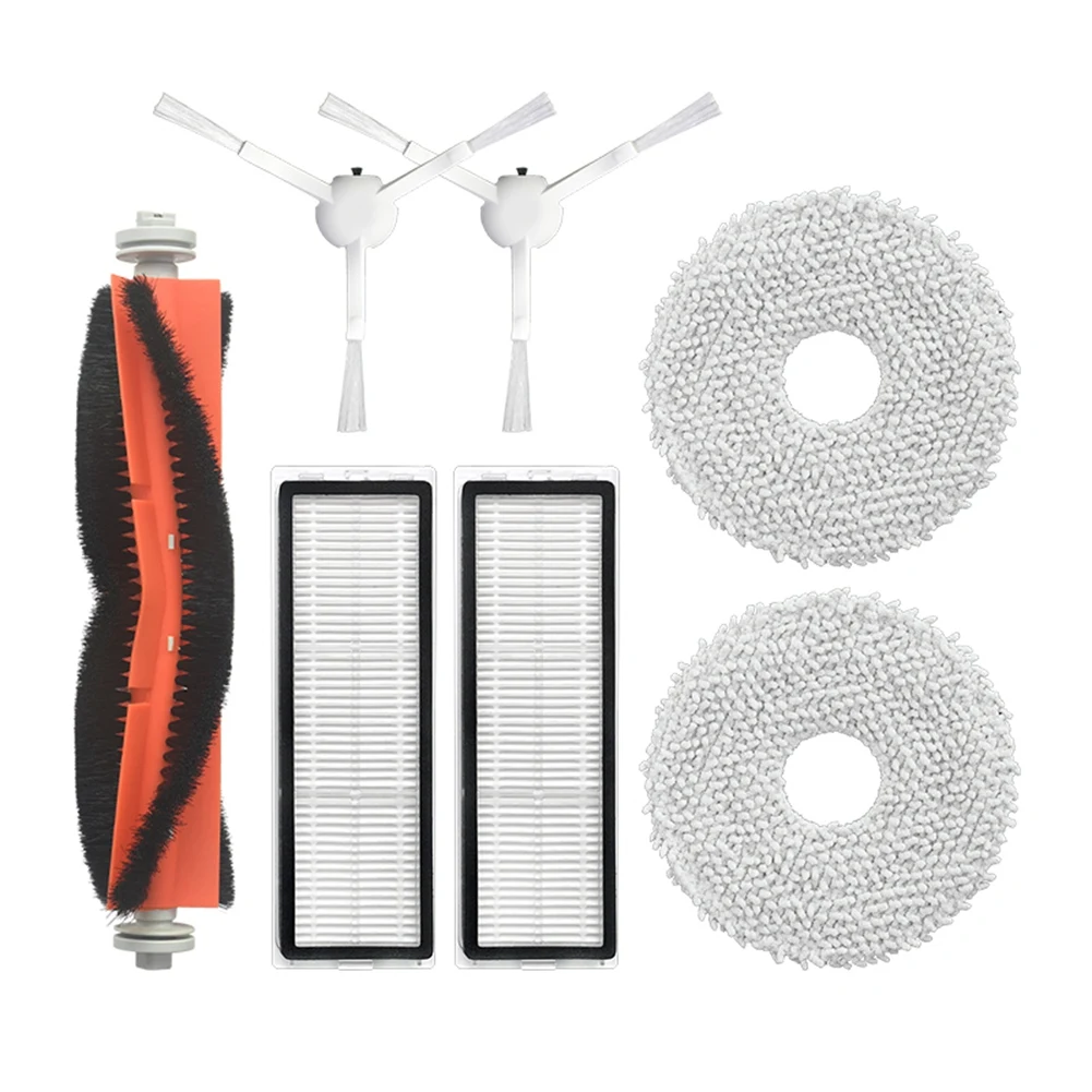 

Набор запасных частей для робота-пылесоса Xiaomi Mijia B101CN, 7 шт., основная боковая щетка, фильтр НЕРА, насадка на швабру