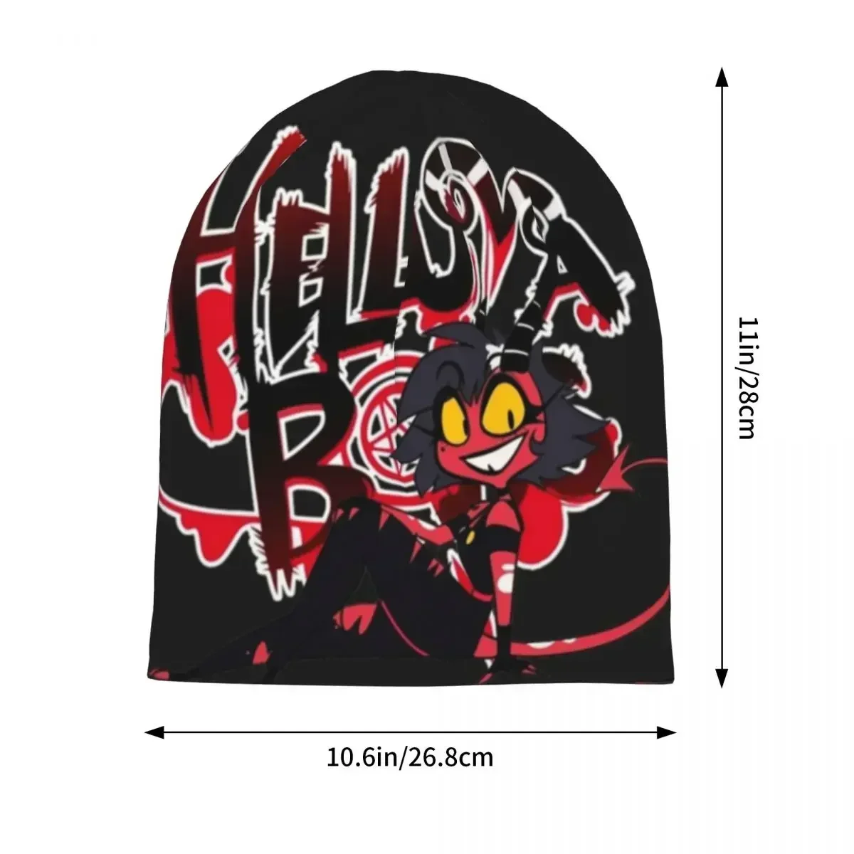 Helluva Boss Millie для мужчин и женщин шапки взрослых вязаная шапка теплая в стиле