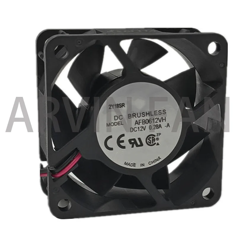 Оригинальный AFB0612VH 12 В 0,30a 6 см 6025 инвертор источник питания шасси вентилятор охлаждения двойной шарикоподшипник