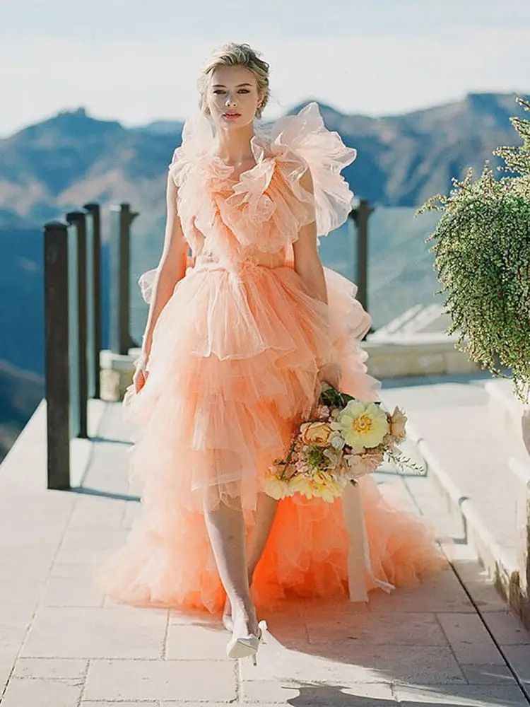 vestido nina color coral – nina color coral con envío gratis AliExpress version
