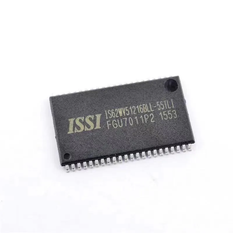 IS62WV51216BLL-55TLI SRAM-асинхронная память IC 8 Мб параллельный 55 ns 44-TSOP II статический случайный доступ (SRAM) 21 + 22 +