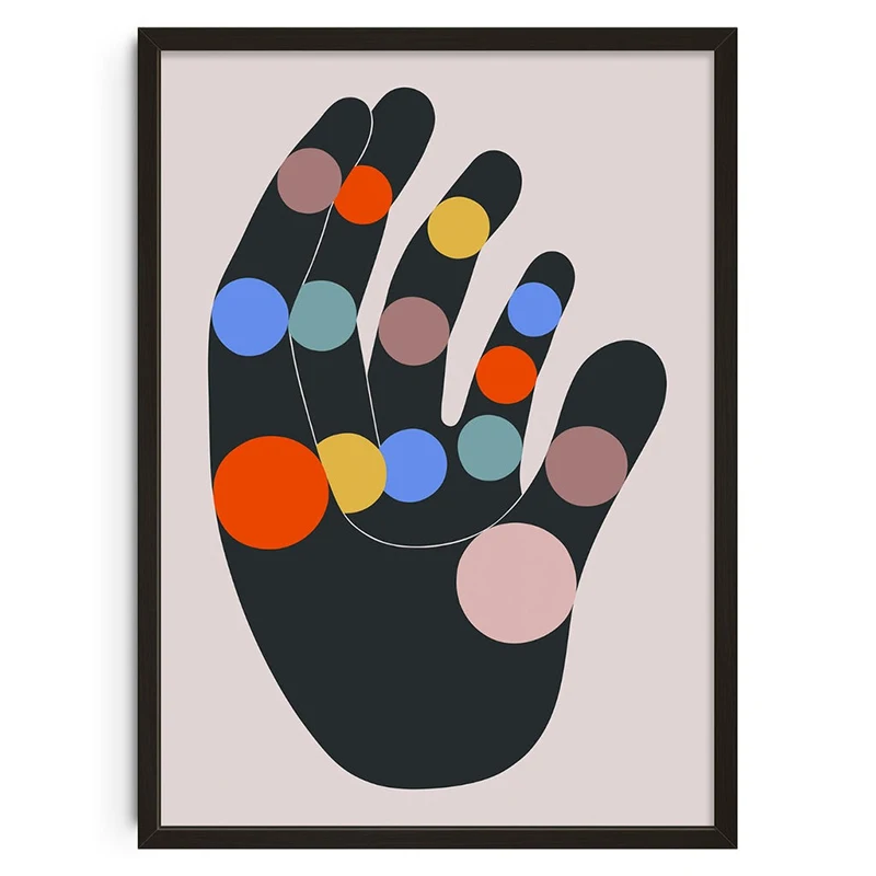 Абстрактные постеры на холсте