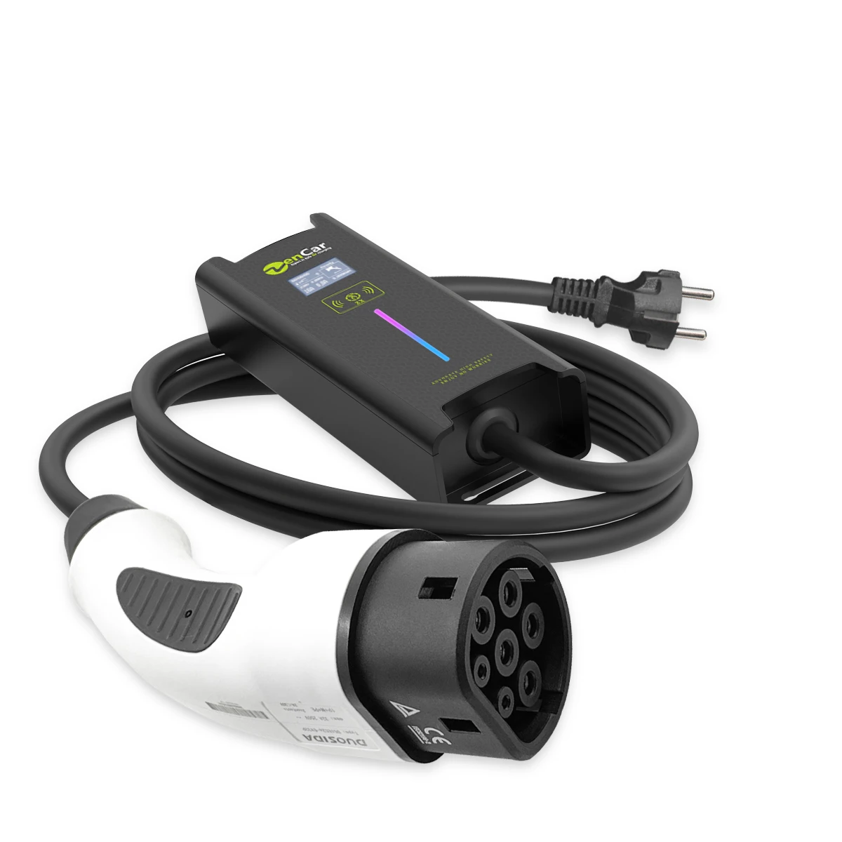 

Zencar ev charging level 2 EVSE type with schuko plug 16A 3.7KW EV Charger IEC 6196