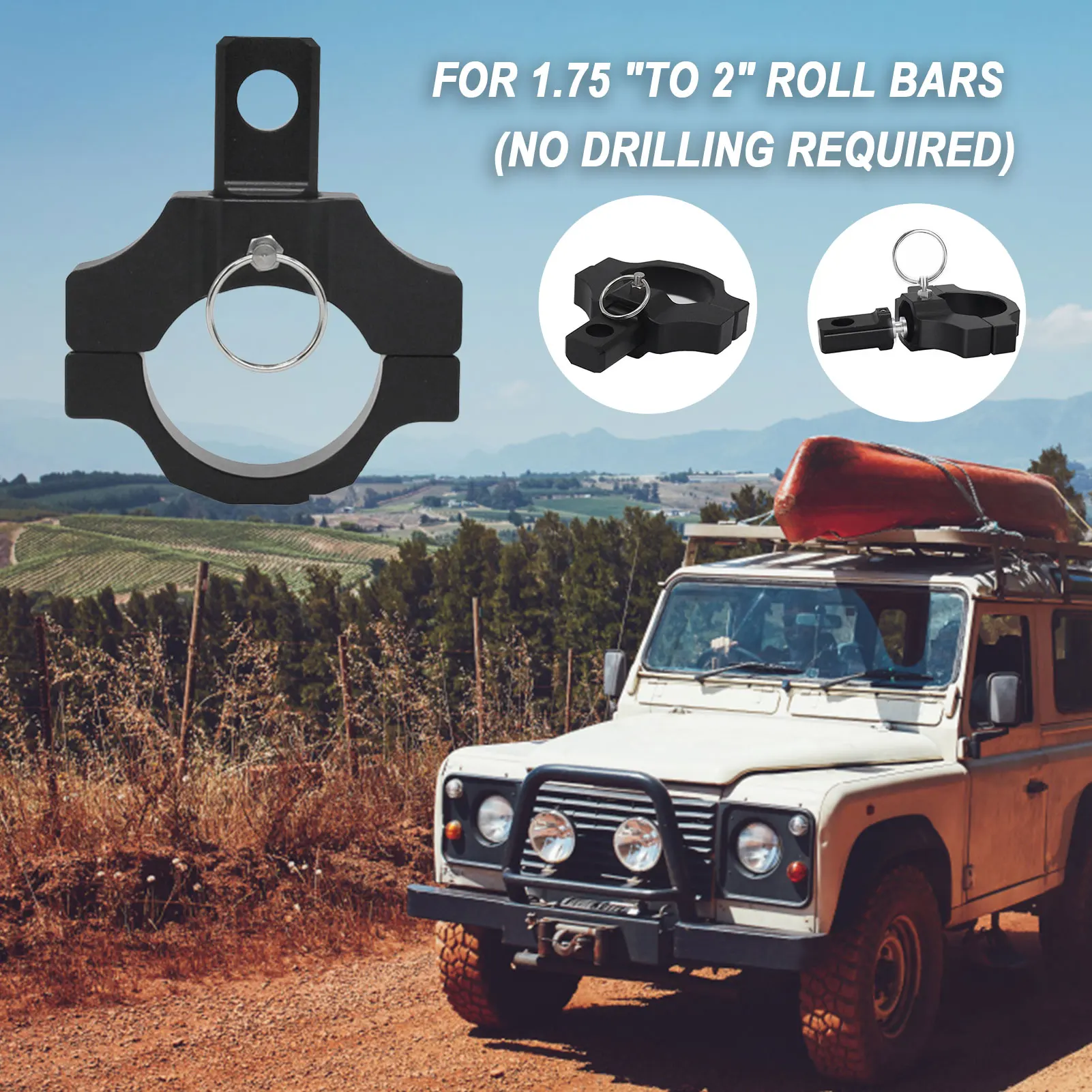 

Heavy Duty Whip Lights Mounting Bracket Heavy Duty Off-Road Flag Pole Bracket For Mounting UTV Flag Off-road Flag Mounting