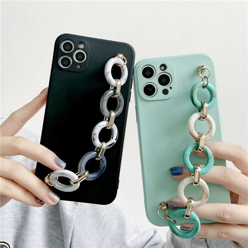 Роскошный чехол с браслетом Для Huawei Y9 2019 для Y6P Y7A Y7P Y9A Y5 2018 P Smart Z 202 Honor 9X Pro мягкая