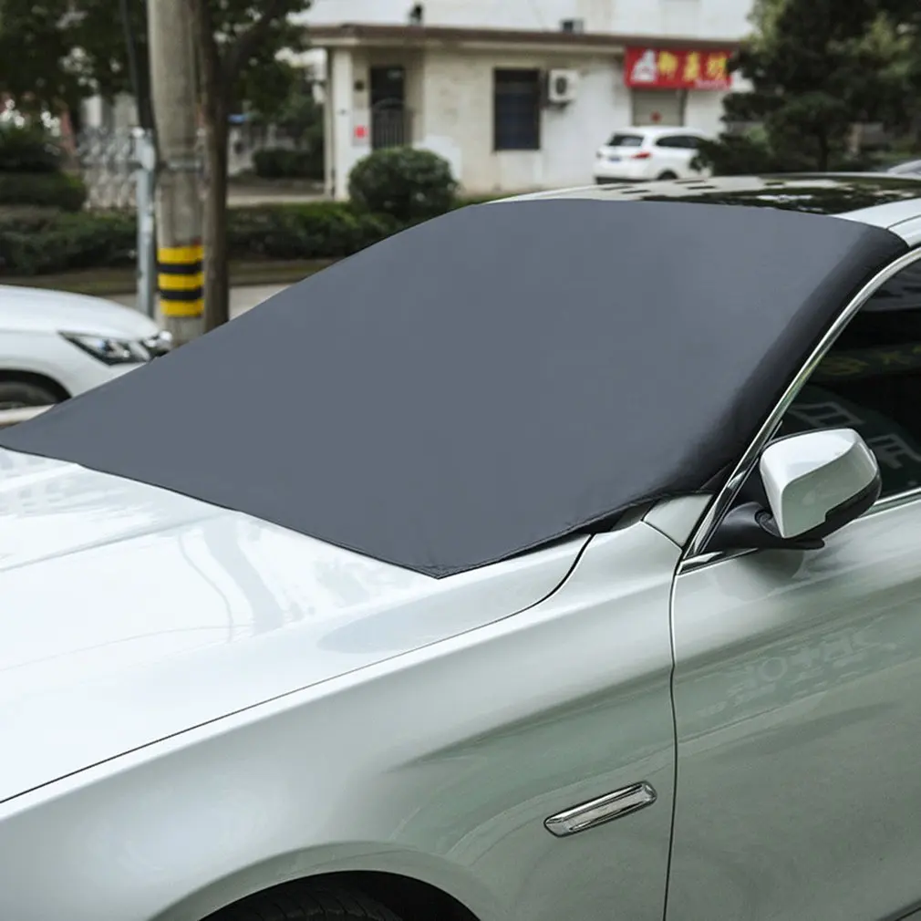 

Practical Car Windscreen Cover Anti Ice Snow Frost Shield Dust Protection Heat Sun Shade Ideally for Front Car Windshield Hot