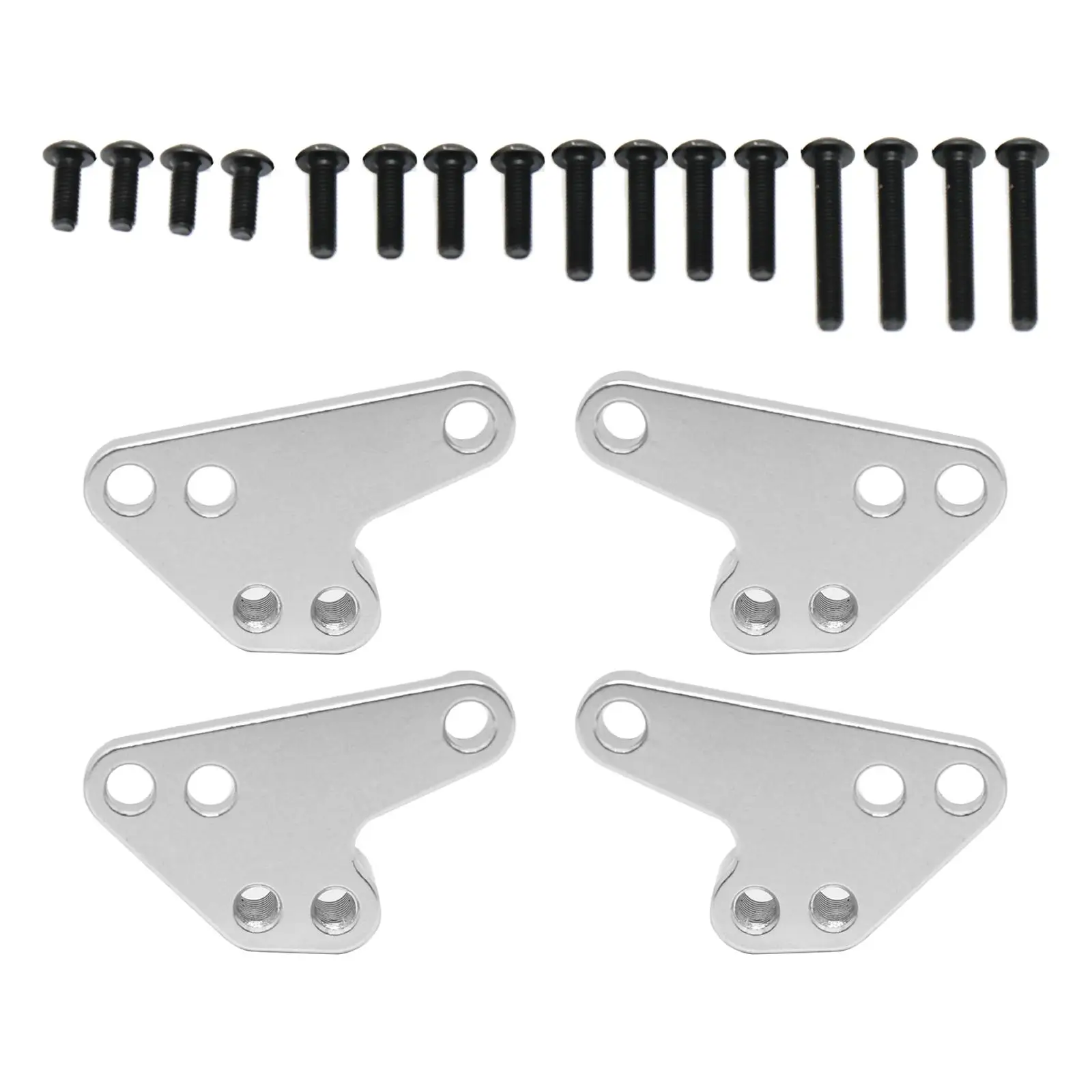 

4Pcs Aluminum Alloy Shock Absorber Mount Spare for RC Hobby Car 1:10 Vehicles Trucks DIY