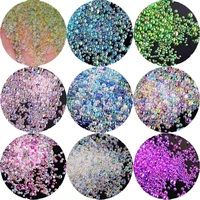 50g colorful mix water bubble bead caviar beads 1 3mm uv resin filling assorted water drop glass beads charms 3d nail diy craft