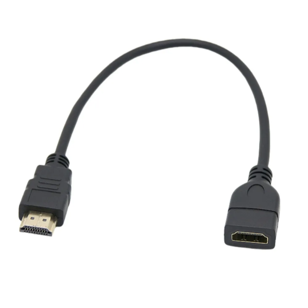 Фото HDMI-совместимый удлинительный кабель 2.0 (штекер-гнездо) 4K@60Hz Ultra HD 3D 1080P с Ethernet, позолоченный разъем, полностью медный сердечник №3
