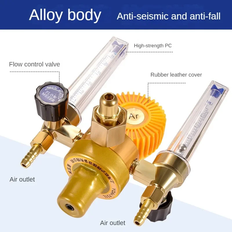 YQAr-731l двойной аргоновый измеритель двойная головка расходомер редуктор давления