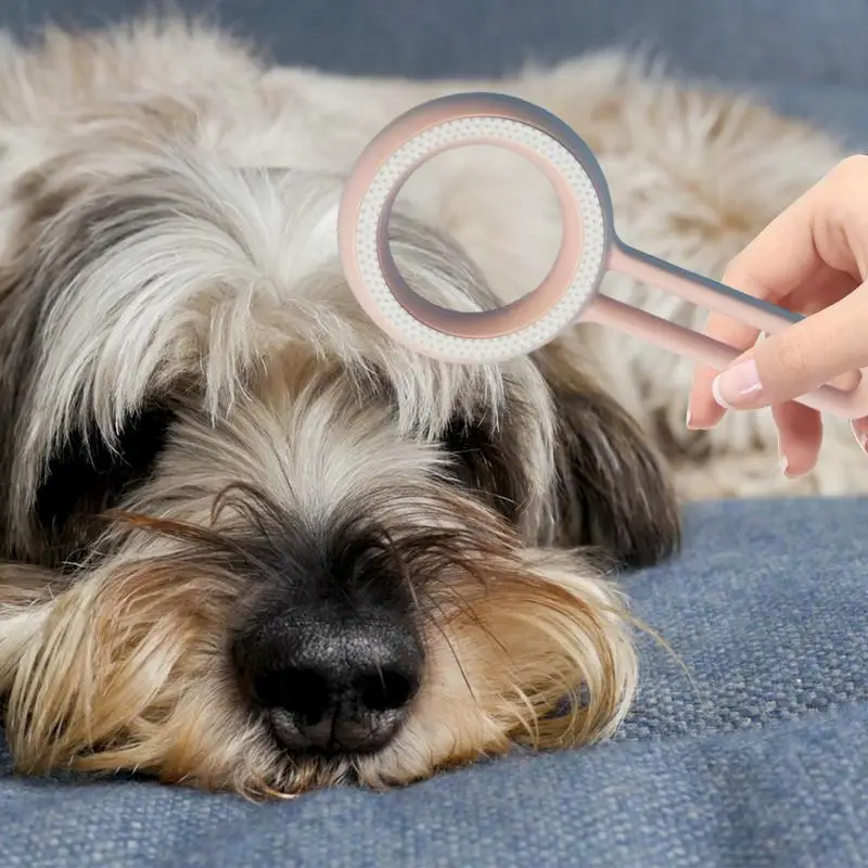 Двусторонняя щетка для удаления шерсти домашних животных груминга собак и кошек