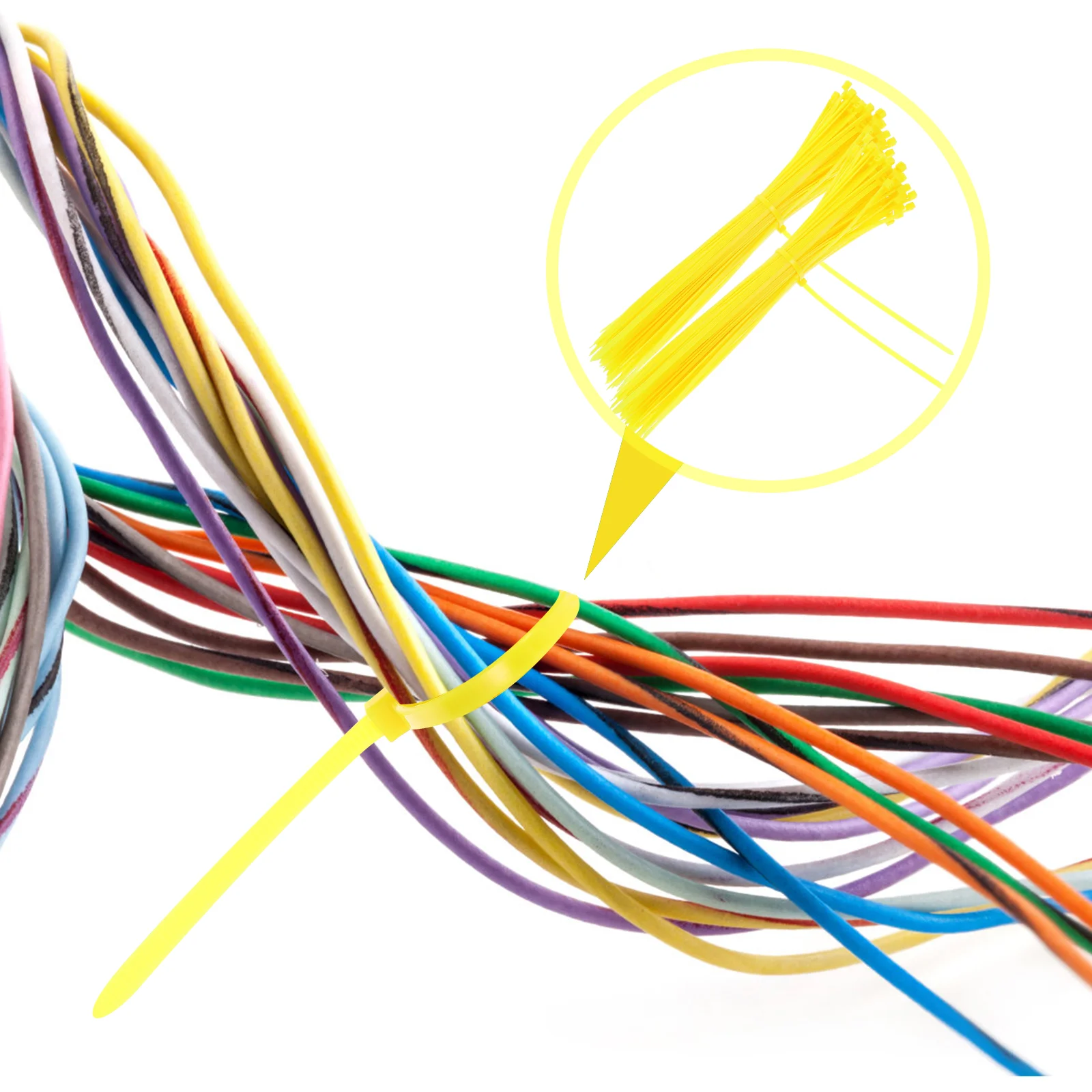 Самоблокирующиеся стяжки на молнии 250 шт