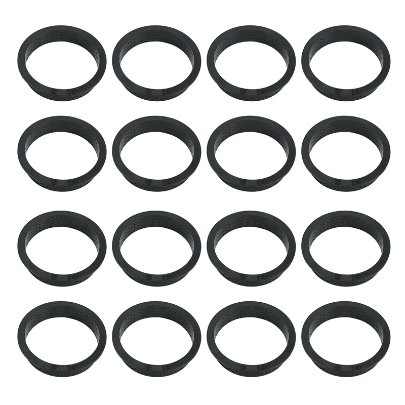 

Round Shape Bakeware Diy Decorating Tool, Decorating Bakeware Mousse Circle Non Stick Perforated Ring 16Pcs