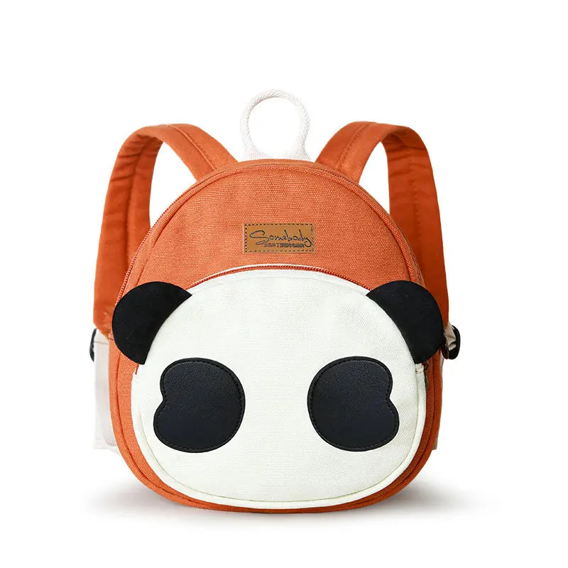 Children Small Canvas Backpack Cartoon Kids School Bags In Kindergarten 1-3-5 Years Old Boys Girls Baby Cute Backpack
