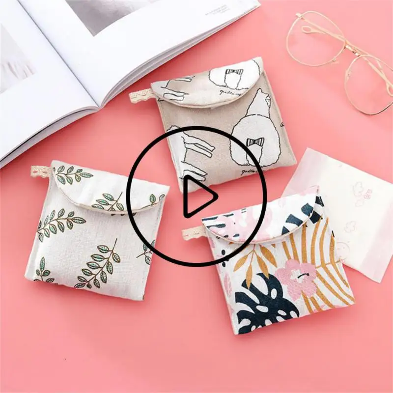 

Sanitary napkin storage bag Portable Cosmetics Data Cables Fashion Makeup Storage Organizers Lipstick Earphone Mini Organizater