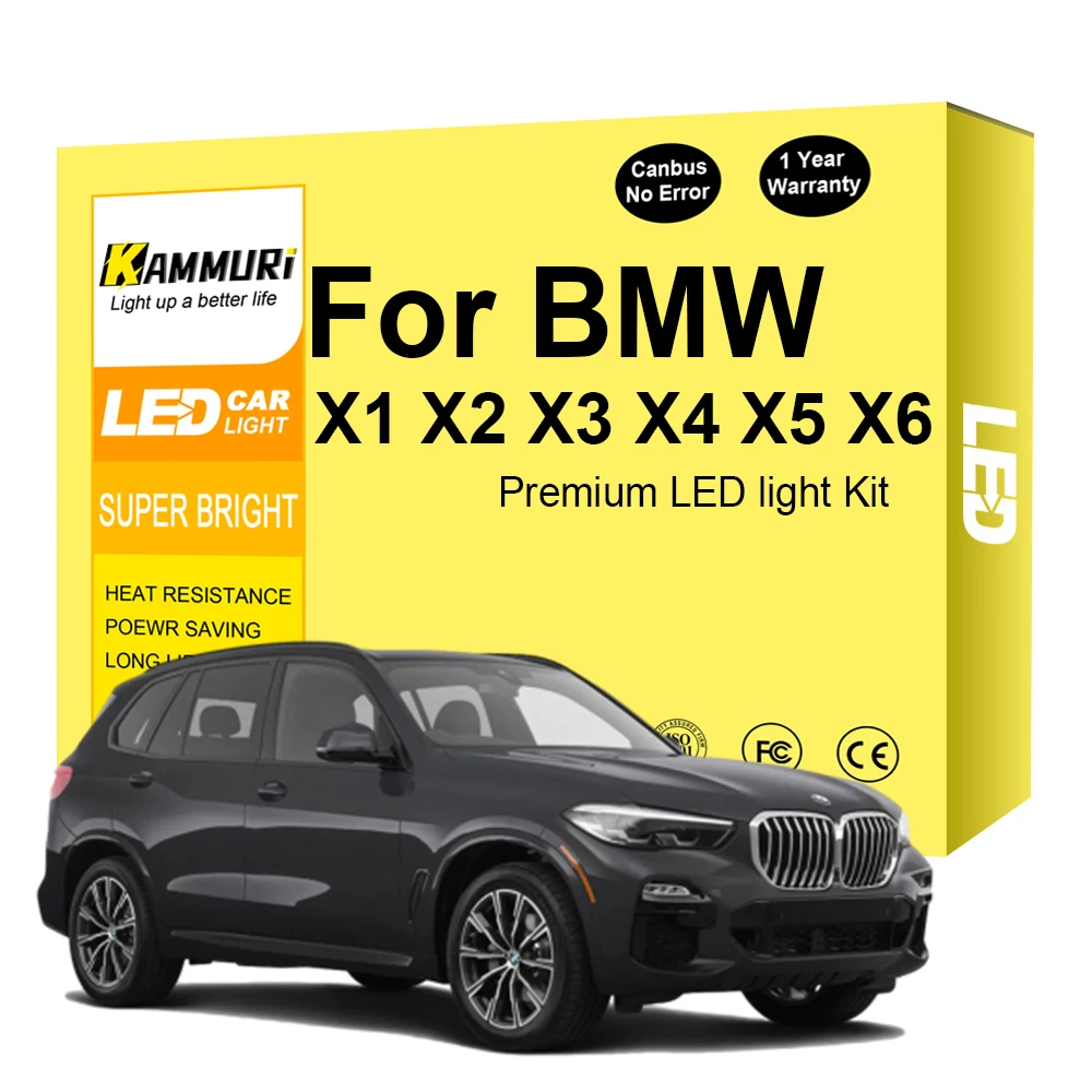 

Canbus For BMW X1 F48 E84 X2 F39 X3 E83 F25 X4 F26 X5 E53 E70 F15 F85 X6 E71 E72 Accessories Interior Light Led Kit Vehicle Bulb