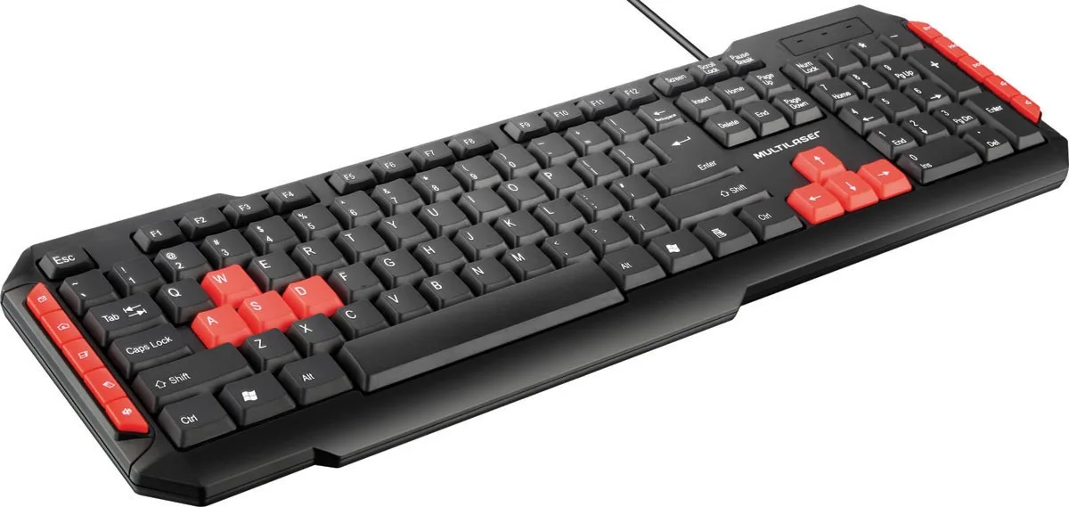 

KEYBOARD GAMER RED KEYS USB MULTIMEDIA TC160