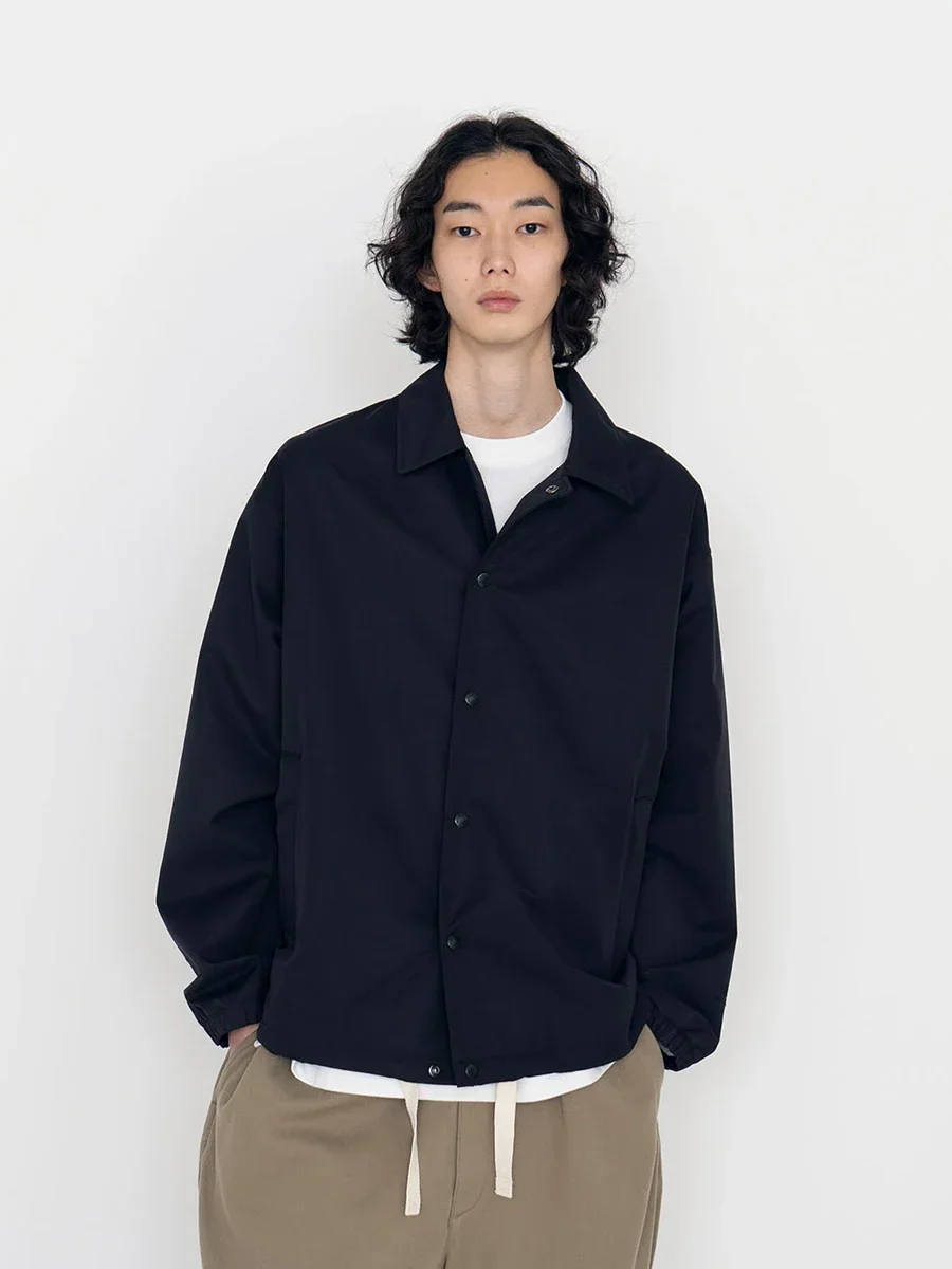 Японская винтажная свободная функциональная водонепроницаемая куртка на шнурке