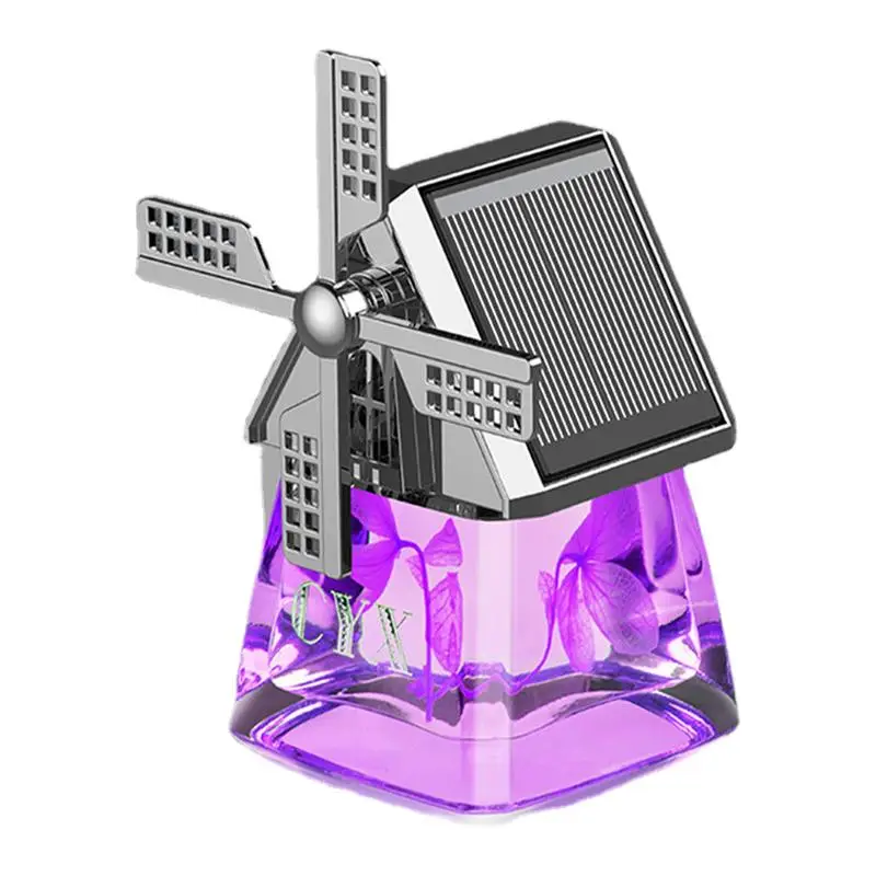 

Car Essential Oil Diffuser Solar Energy Rotating Design Aromatherapy Diffuser Solar Powered Car Air Fresheners With Rotation