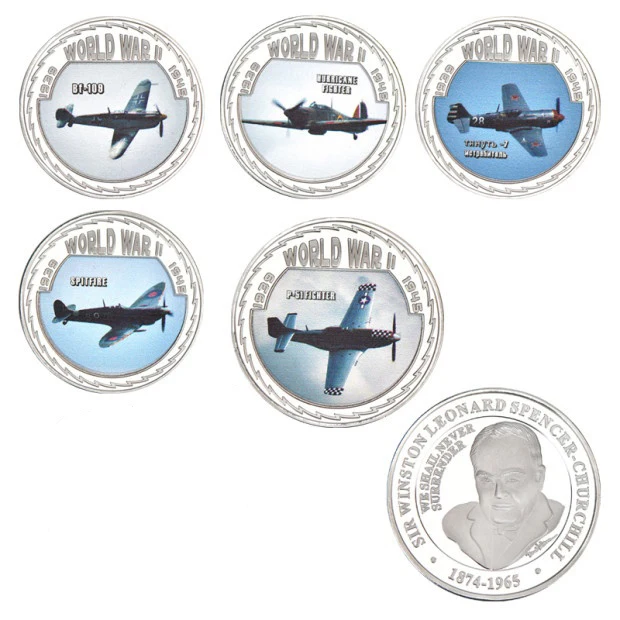 Коллекция боевых памятных монет, испытание мировой войны, Набор монет, подарок для мужчин, военный сувенир, коллекционный подарок для ветерана эпичные схватки боевых магов избиение на арене хрени