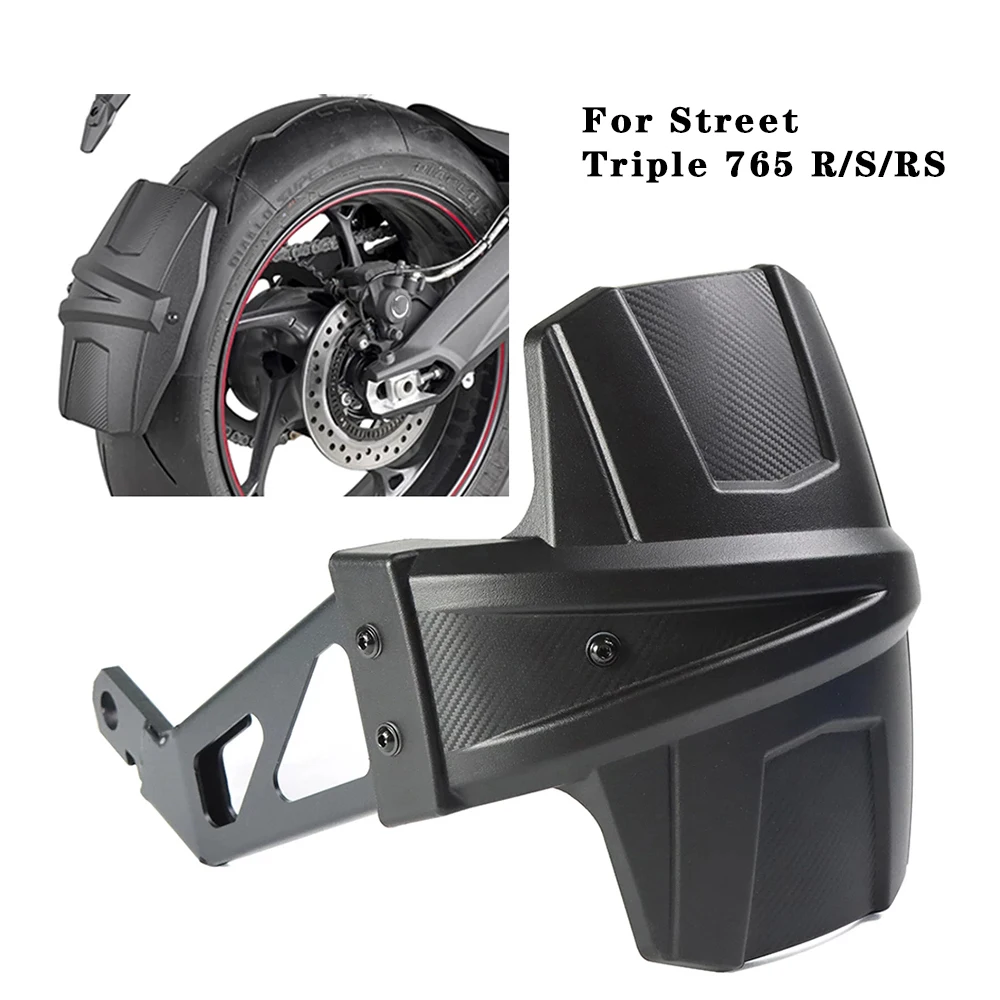 

Mudguard For Street Triple 765R 765S 765RS 765 R/S/RS 2017-2020 Motorcycle Rear Fender Cover Back Mud Splash Guard Protection