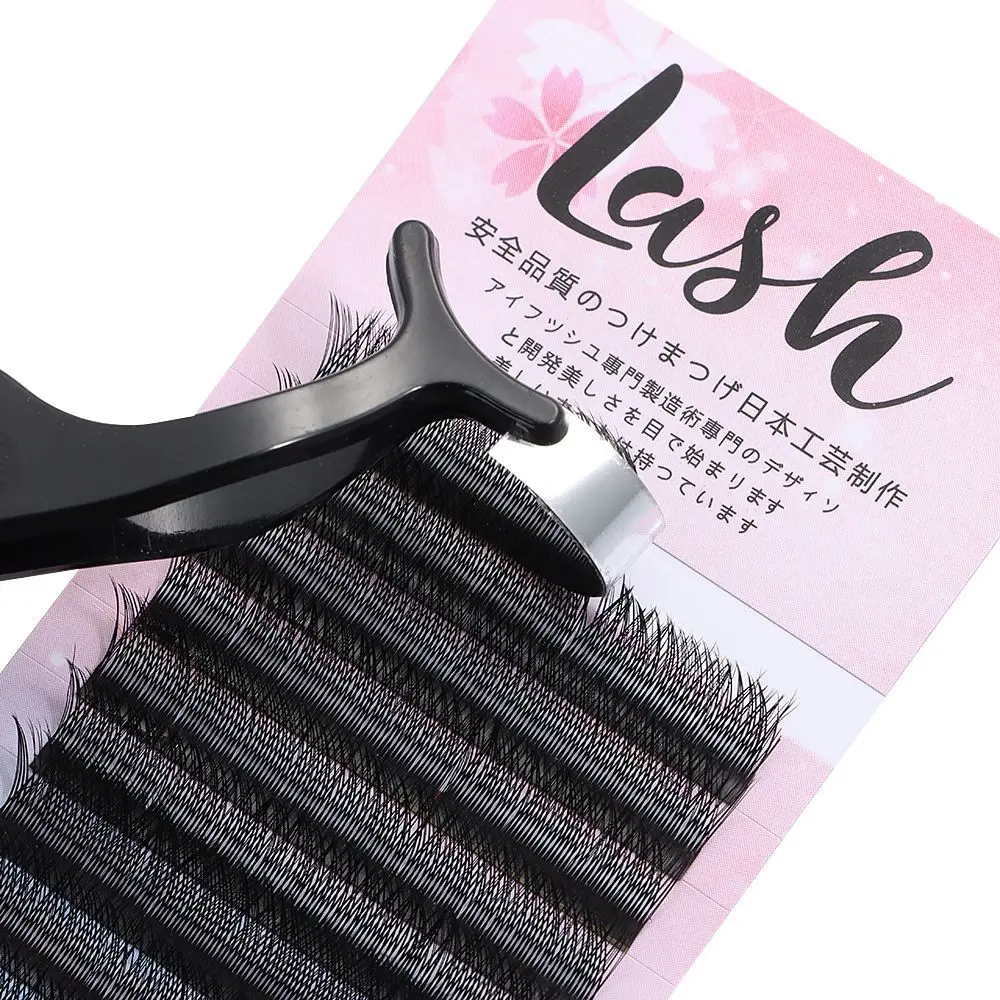 

YY Shape Individual False Eyelashes Hand Woven Premium Mink Soft light Natural Mesh Net Cross Lashes Eyelash Extension Makeup