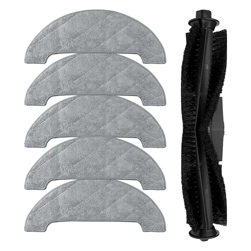 

1 Set Washable Mop Cloth And Roller Brush Kit For Airrobo T10 / Proscenic M8pro Robot Vacuum Cleaner Sweeper Spare Parts