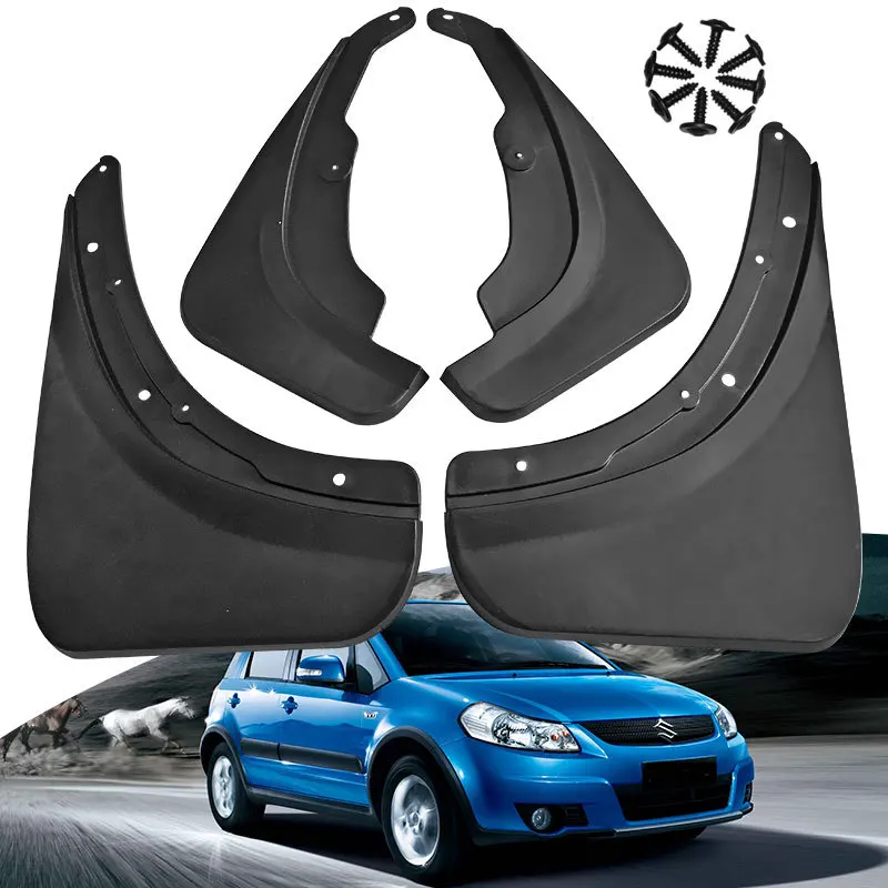 

Front Rear Mudflaps for Suzuki SX4 Hatchback 2007~2013 Fiat Sedici GY EY RW Mud Flap Mudguard Splash Guards Accessories 2008