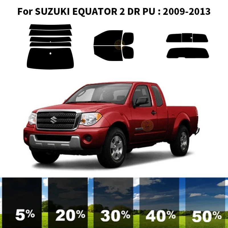 

Precut nanoceramics car UV Window Tint Kit Automotive Window Film For SUZUKI EQUATOR 2 DR PU 2009-2013