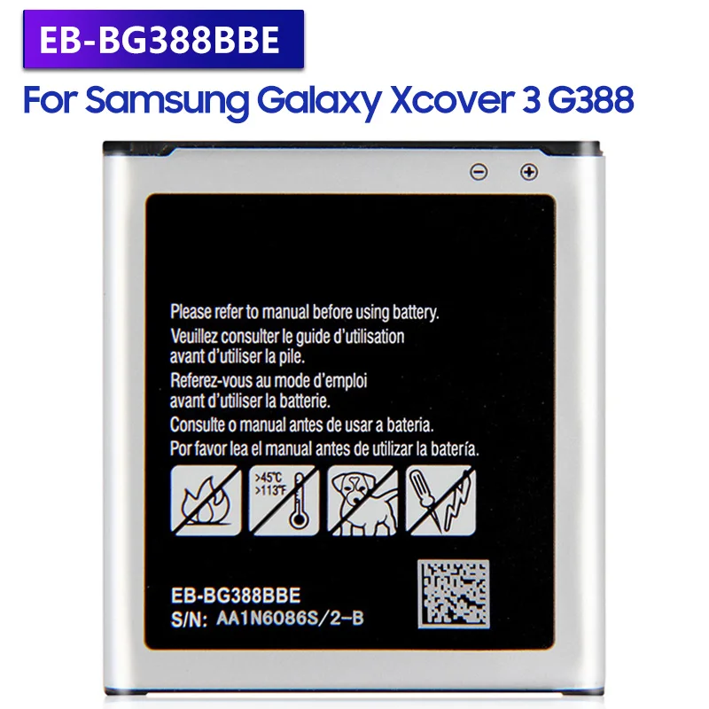 

Replacement Battery EB-BG388BBE For Samsung Galaxy Xcover 3 G388 With NFC Rechargeable Batteries 2200mAh