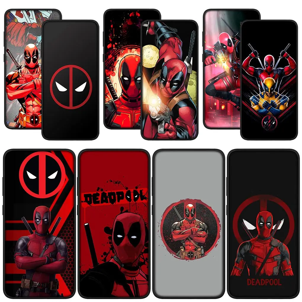 Мягкий чехол для телефона с комиксами Marvel Дэдпул Xiaomi Redmi Note 12 11 10 9 Pro 9S 10S 11S 9A 9C NFC 9T