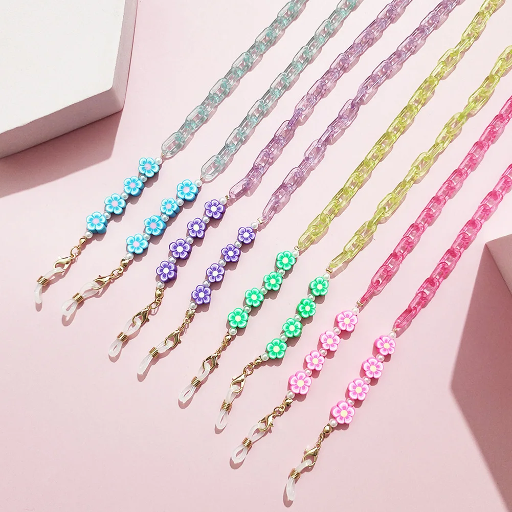 

Flower Mask Chain Anti-lost Sunglasses Chain Glasses Chain Glasses Lanyard Glasses Rope Eyeglasses Chains Sunglasses Spectacles