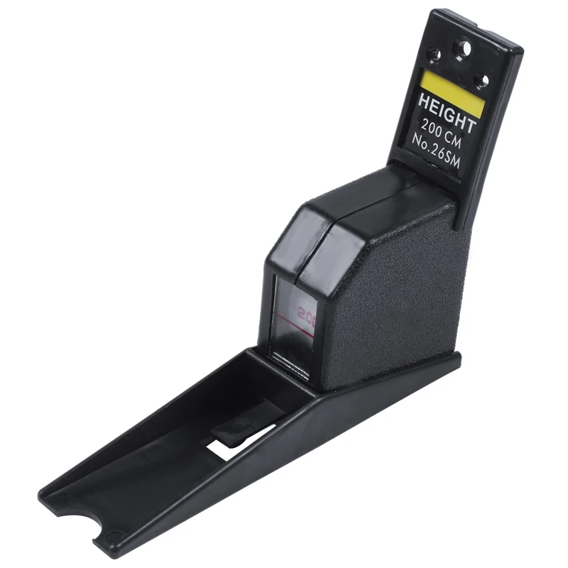 

AT14 200Cm Stadiometer Black Wall Mounted Height Meter Growth Ruler Cm Metric Tape Measures