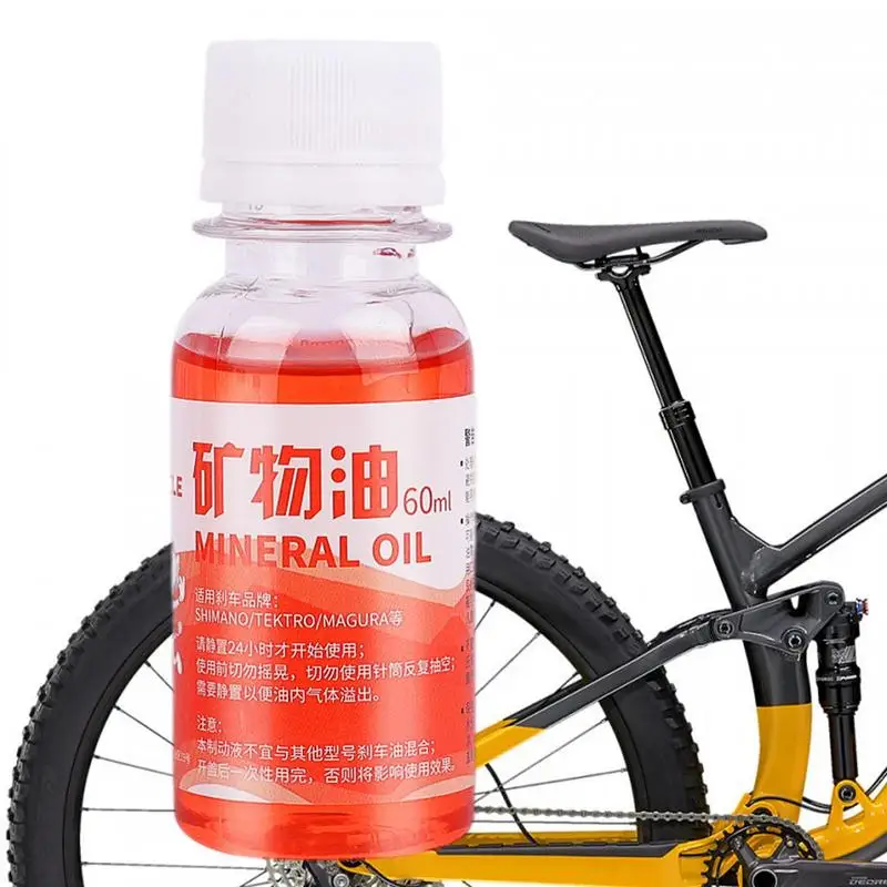 

Герметичная велосипедная тормозная система с минеральным маслом, 60 мл, жидкость для велосипедных горных велосипедов, быстрое гидравлическое дисковое тормозное масло, жидкость