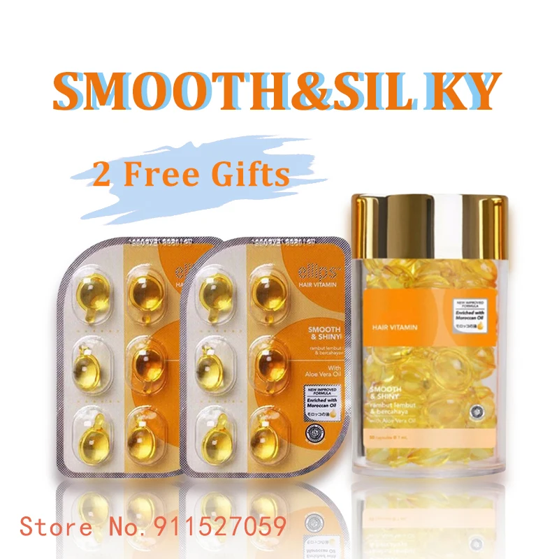 

ELLIPS Hair Mask Vitamin Repair Damaged Hair Complex Oil Smooth Essential Silk Treatments Serum Anti Hair Loss Moroccan Hair Car