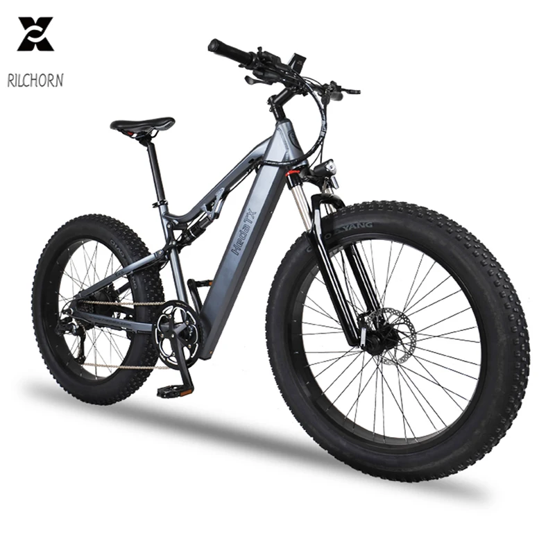 

EU DDP Shipping 750W 48V Ebike 17AH 26Inch MTB Road Bicycle Electric Fat Tyre Lithium Battery Electric Snow Bicyle