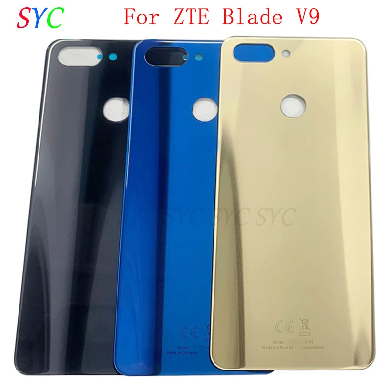 Задняя крышка батарейного отсека для ZTE Blade V9 задняя с деталями ремонта логотипа