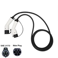 charger mode 3 type 1 to type 2 ev charging cable electric car charger plug