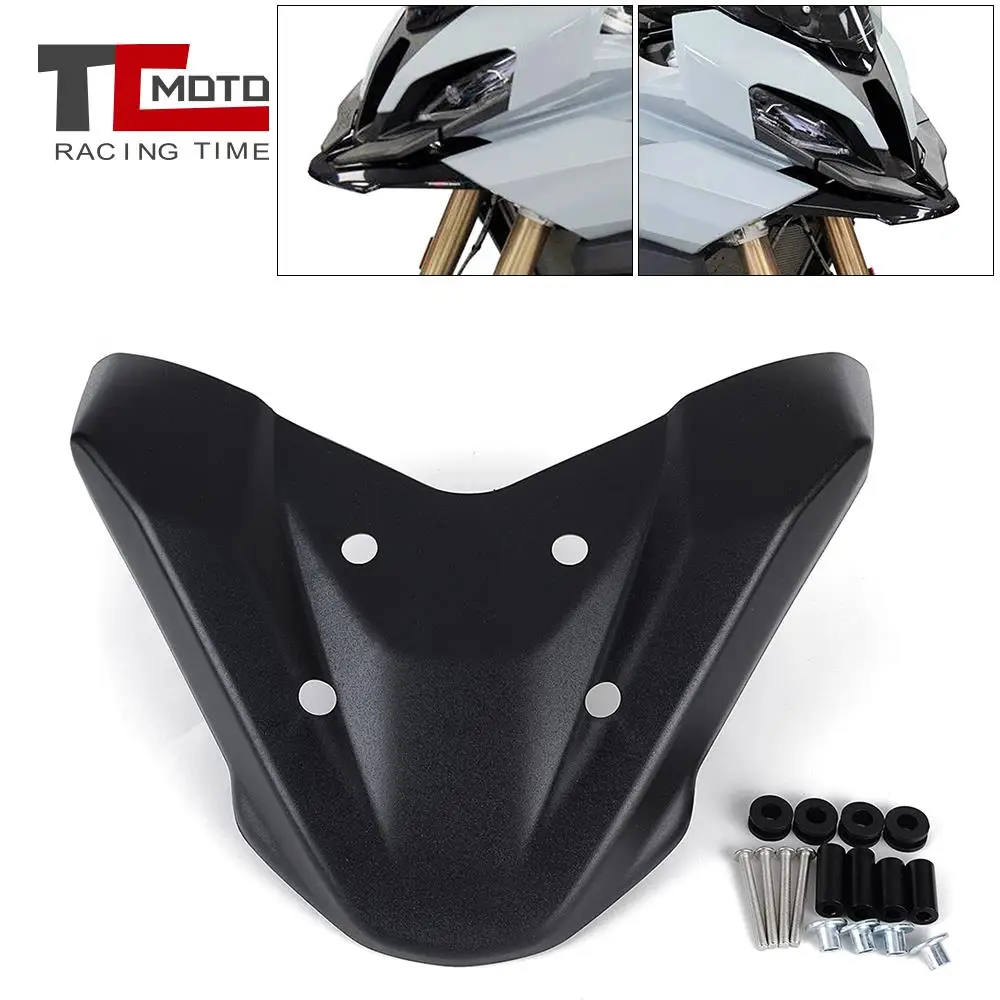 Motorcycle Front Fairing Fender For BMW S1000XR S1000 S 1000 XR 2020-2021 Beak Nose Cone Extension Cover Extender Cowl