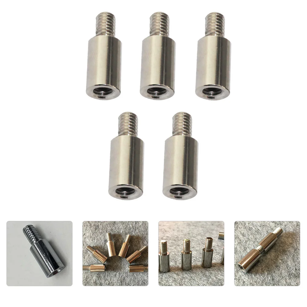 

5 Pcs Rocker Extension Long Posts Photo Album DIY Binding Screws Silver Plated Iron Scrapbook Tool