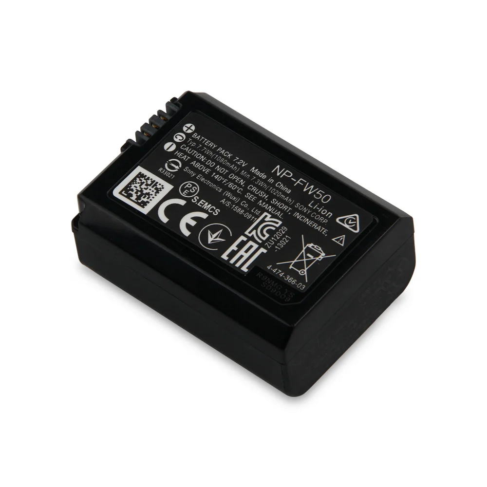 NP-FW50 Сменный аккумулятор для камеры SONY A6000 α6000 A6400 A5000 A6300 A7M2 A7R II 1080 мАч - купить по