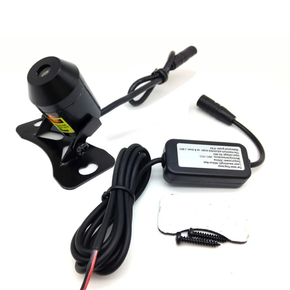 

Автомобильная лазерная сигнальная лампа против столкновений July King, автомобильная лазерная задняя противотуманная фара, 100 МВт, автомобильные предупредительные огни для предотвращения столкновений