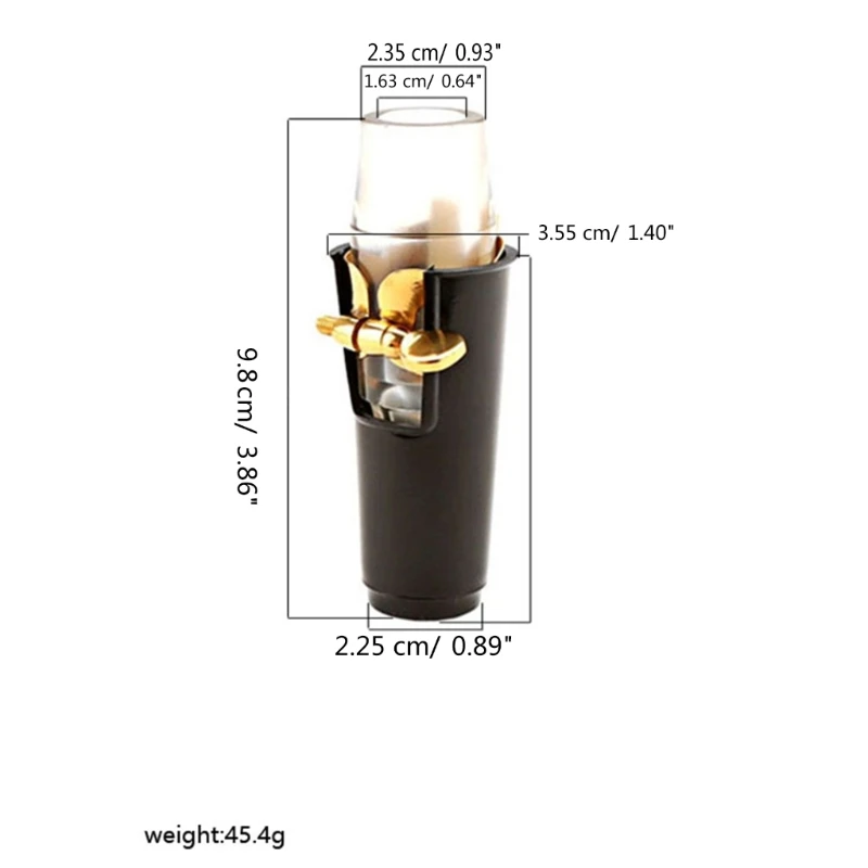 Мундштук для альт-саксофона с колпачком и металлической пряжкой Аксессуары