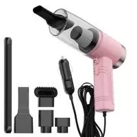3 in 1 portable car dual use mini vacuum cleaner 120w wired car vacuum cleaner handheld auto vacuum dry wet dust catcher remover