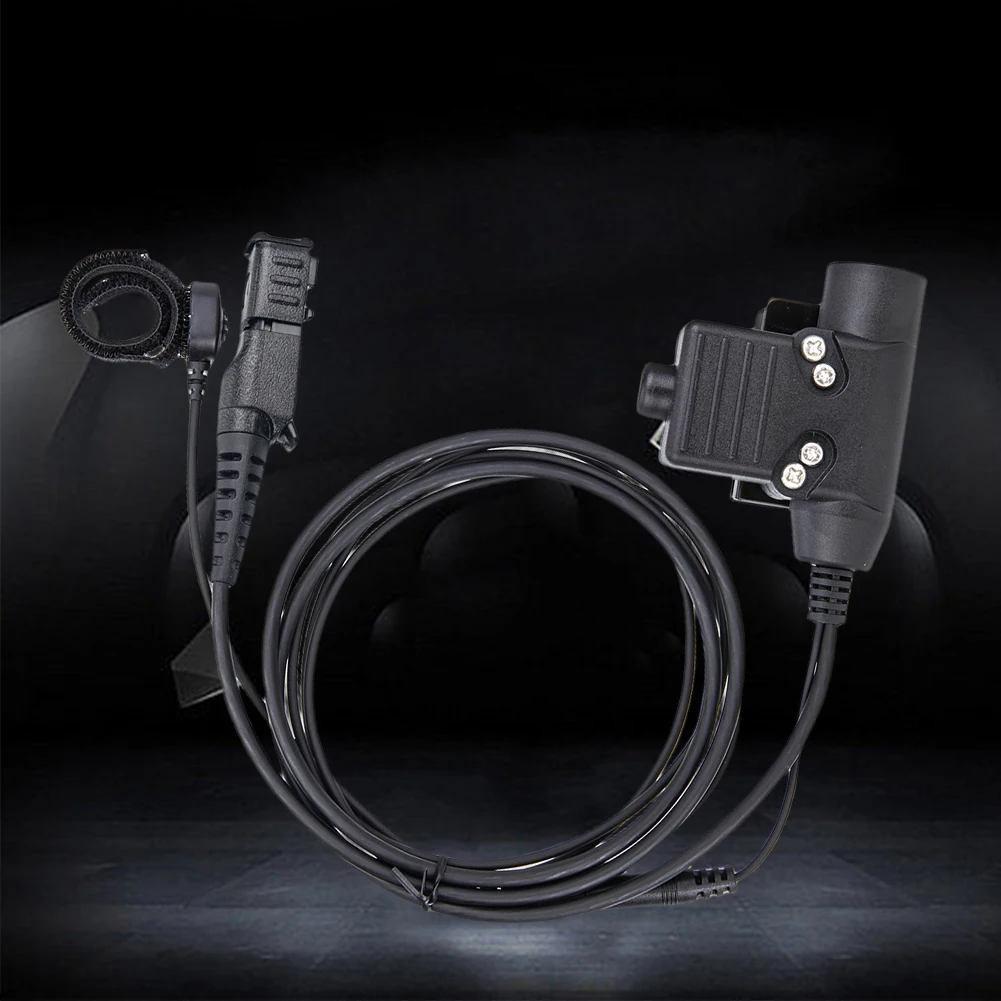 

U94 динамик микрофон высокопрочный двухсторонний радиоадаптер Push-To Talk аксессуары для Motorola XiR P6600 P6620 DP2400 MTP3250