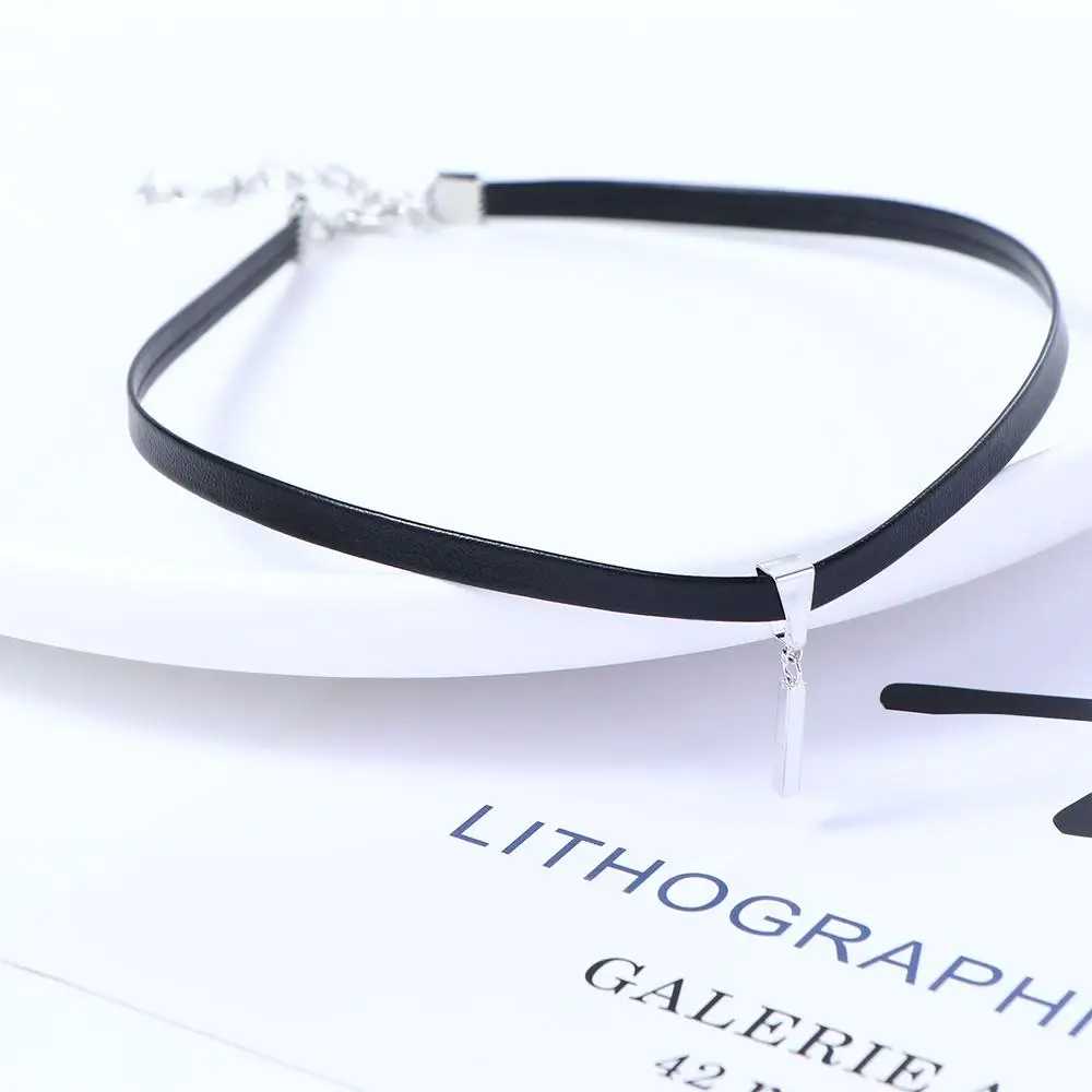 

Clavicle Chain Temperament Girl Gift Jewelry Accessories Korean Style Jewelry Women Choker Punk Necklace PU Collar