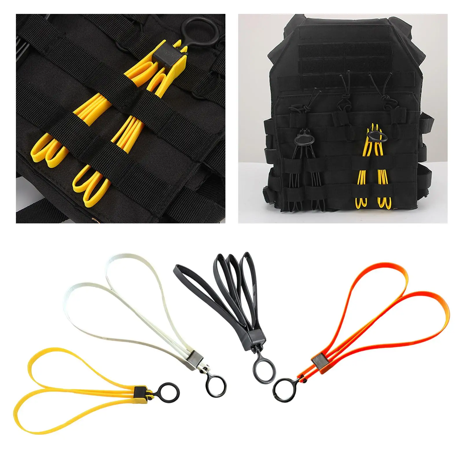 

echooutdor Cable Tie Sport Decorative Belt Restraint Strap for Games Garage