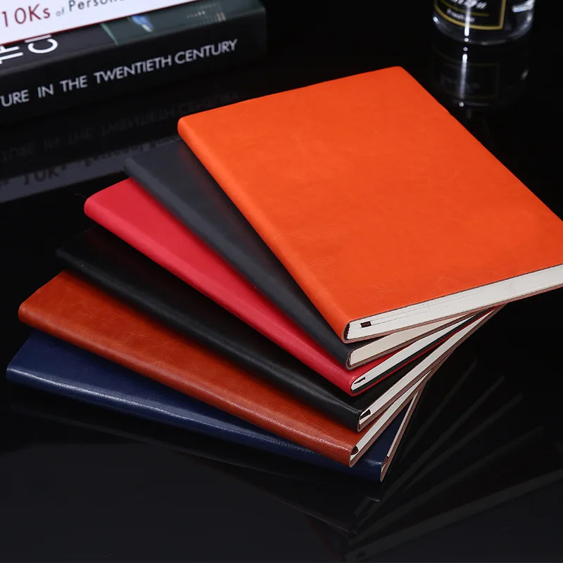 

A5 Soft Leather Notebook Creative Stationery Book Student Diary Book Exquisite Notebook